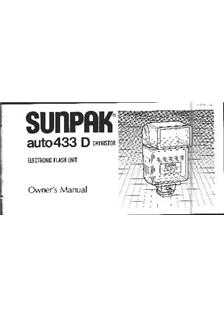Sunpak 433 D manual. Camera Instructions.